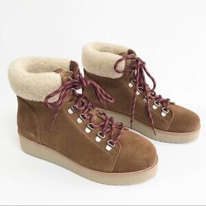 Sam Edelman Franc Lace Up Hiking Boot Toffee